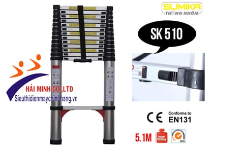 Thang nhôm rút Sumika SK510 chính hãng