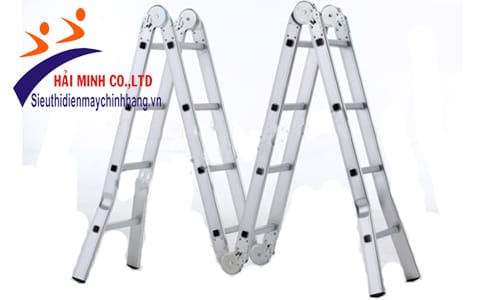 Thang nhôm xếp 4 đoạn Sumika SK604 chắc chắn