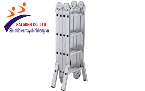 Thang nhôm xếp 4 đoạn Sumika SK604 nhỏ gọn