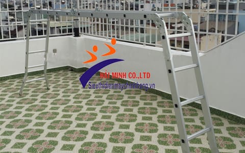 Thang nhôm gấp 4 đoạn Sumika SK605 chất lượng