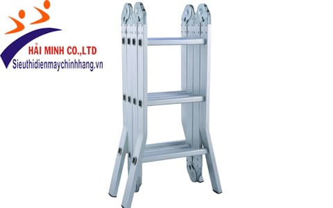 Thang nhôm gấp 4 đoạn Sumika SK605 chính hãng