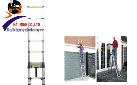 Thang nhôm rút Sumika SKB320 chiều cao lý tưởng
