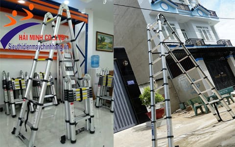 Thang nhôm rút chữ A Sumika SKB500D chất lượng