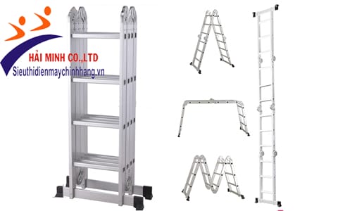 Thang nhôm gấp đa năng Sumika SKM204 chính hãng