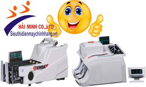 2 dòng máy đếm tiền Xinda chính hãng bán chạy nhất hiện nay