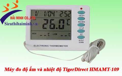 Máy đo độ ẩm và nhiệt độ TigerDirect HMAMT-109