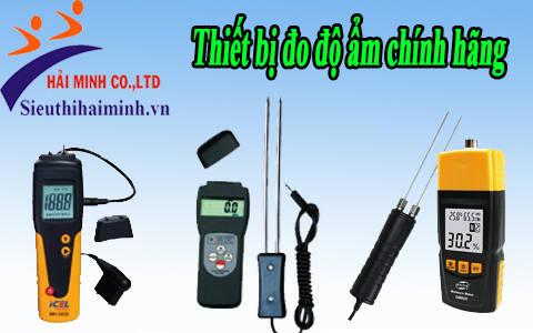 Thiết bị đo độ ẩm chính hãng tại Hải Minh