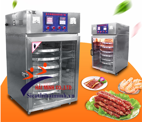 Dùng máy sấy thực phẩm gia đình để sấy khô tôm tép