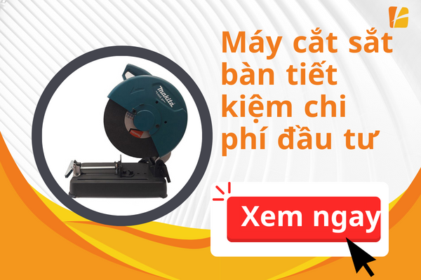 Máy cắt sắt bàn tiết kiệm chi phí đầu tư