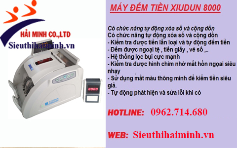 Lợi ích khi sử dụng máy đếm tiền Xiudun