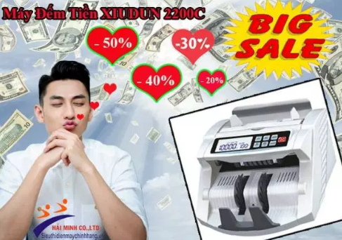 Máy đếm tiền chính hãng với khuyến mãi cực sốc