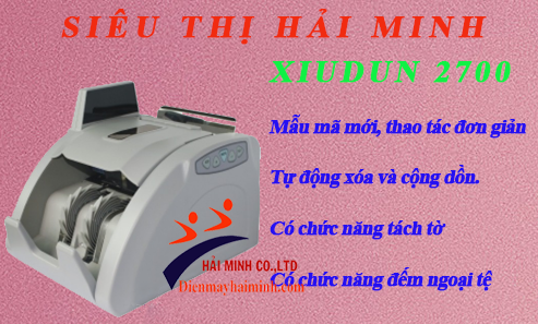 Máy đếm tiền với nhiều tính năng đa dạng