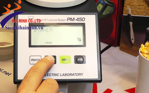 Sử dụng máy đo độ ẩm nông sản đúng cách