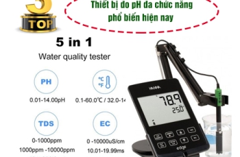 Top 3 thiết bị đo pH đa chức năng phổ biến hiện nay