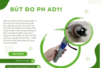 Video hướng dẫn chi tiết cách sử dụng bút đo pH AD11