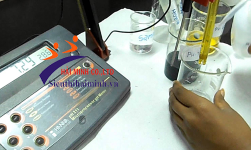 Hiệu chuẩn máy đo độ pH trước khi tiến hành đo