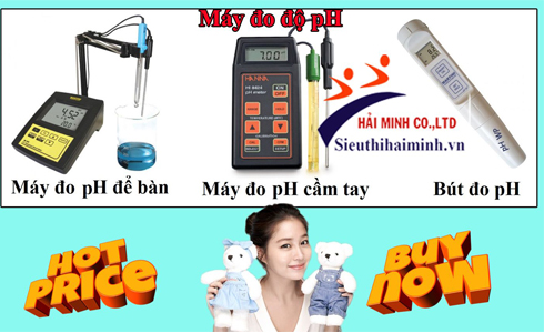Máy đo pH Hải Minh đa dạng về chủng loại giá thành