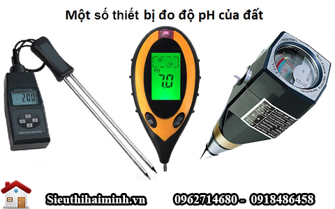 Một số thiết bị đo độ pH cho đất trồng