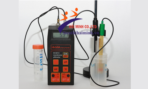 Sử dụng máy đo pH cầm tay đơn giản, dễ dàng