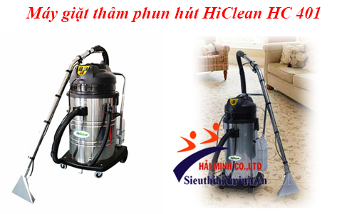 Máy giặt thảm phun hút HiClean HC 401