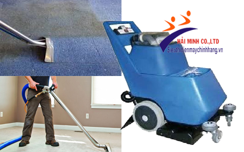 Sử dụng máy giặt thảm liên hợp đúng quy trình