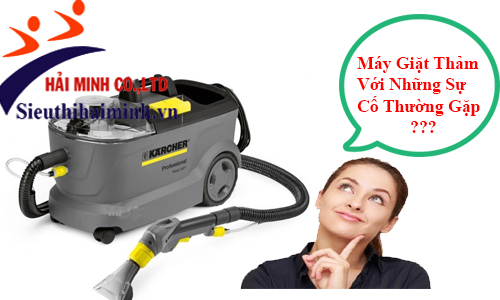 Máy Giặt Thảm Với Những Sự Cố Thường Gặp