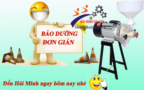 Máy nghiền bột và cách khắc phục lỗi thường gặp ở máy