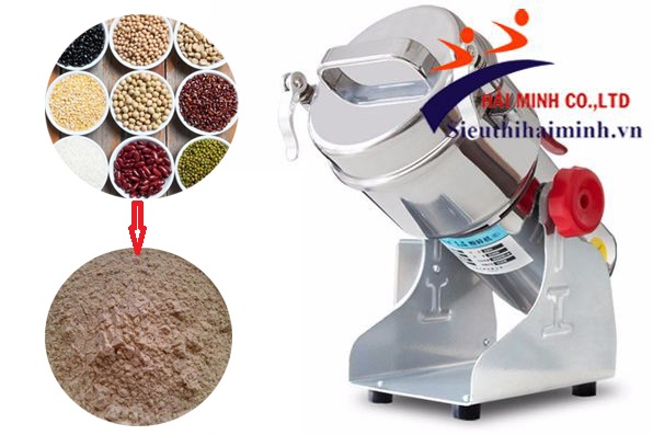 Làm bột ngũ cốc tăng cân nhờ máy nghiền bột