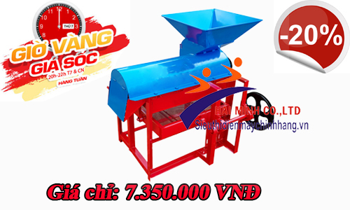 Máy tách hạt bắp cho lượng hạt sạch sẽ, nguyên hạt