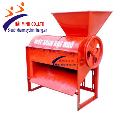 Máy tách hạt ngô chạy điện tròn HMQ-02