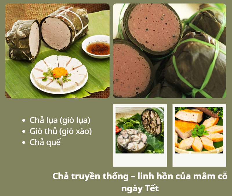 Chả truyền thống – linh hồn của mâm cỗ ngày Tết