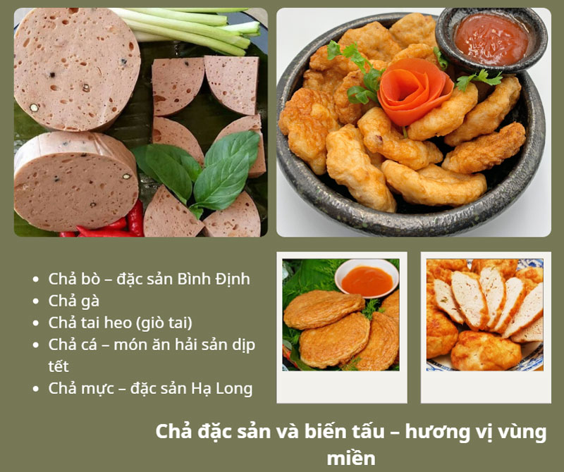 Chả đặc sản và biến tấu – hương vị vùng miền