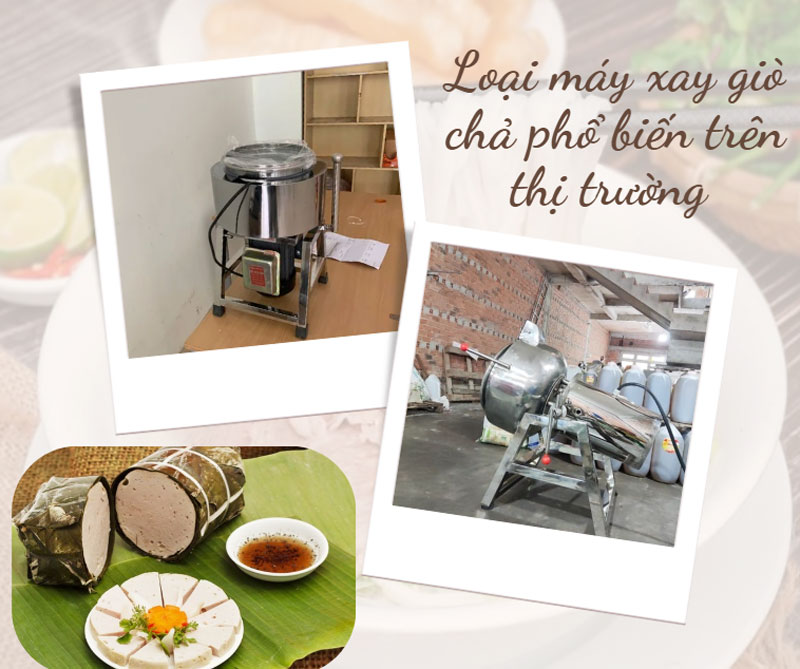 Loại máy xay giò chả phổ biến trên thị trường 