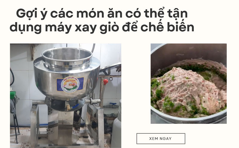 Gợi ý các món ăn có thể tận dụng máy xay giò để chế biến