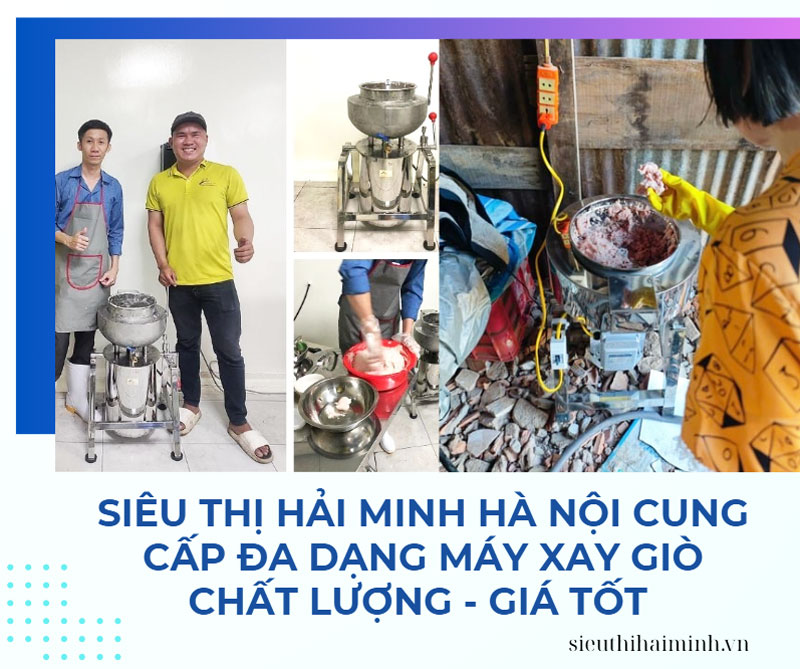 Các loại máy xay giò bán chạy tại Hà Nội