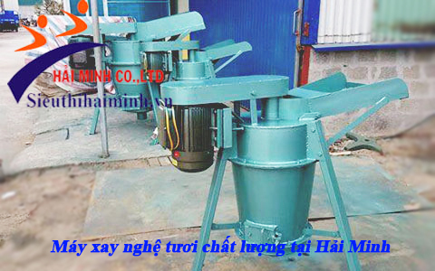 Máy xay nghệ được sử dụng nhiều hiện nay