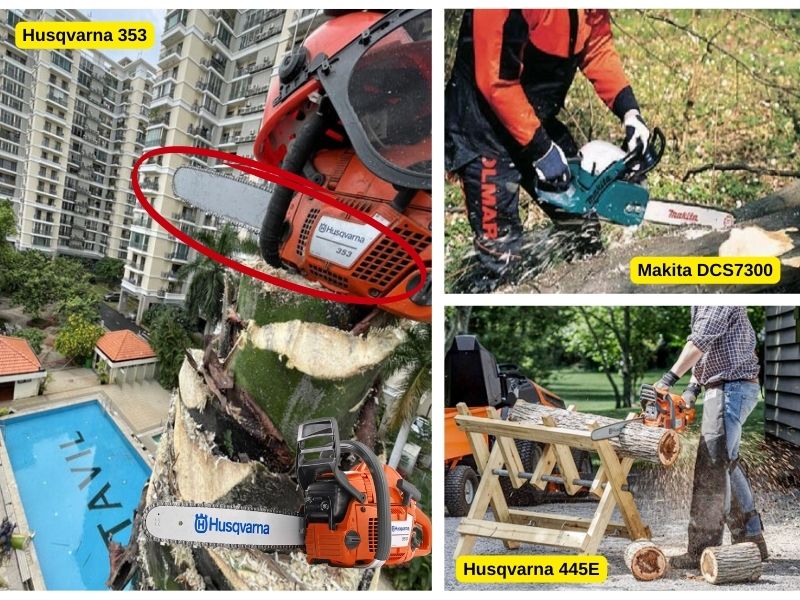 Máy cưa xích chạy xăng tầm giá 10 triệu dùng ổn