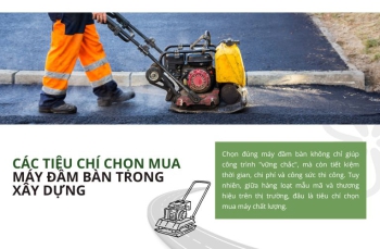 Các tiêu chí chọn mua máy đầm bàn trong xây dựng