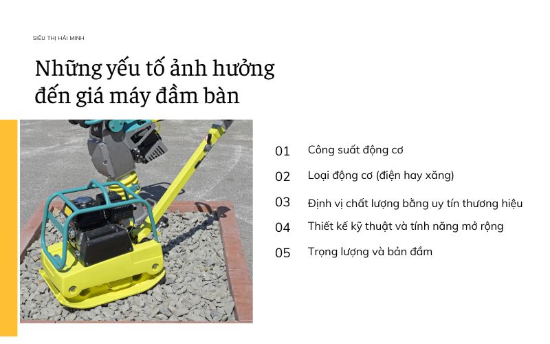 Cập nhật giá máy đầm bàn xây dựng: Rẻ có phải là tốt