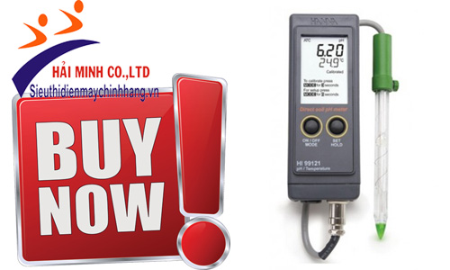 Đơn vị bán máy đo pH đất HANNA HI99121 giá tốt nhất