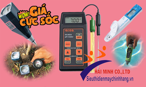 Hải Minh cung cấp nhiều dòng máy đo pH chất lượng
