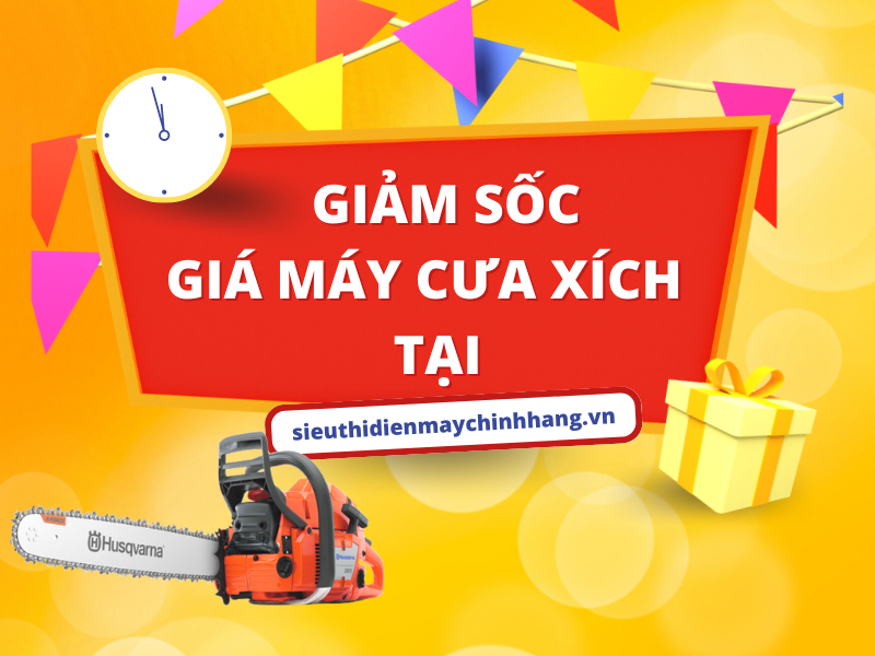 Giảm sốc giá máy cưa xích tại sieuthidienmaychinhhang.vn