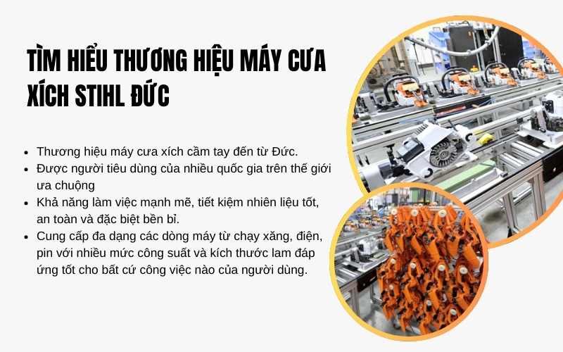 Tìm hiểu thương hiệu máy cưa xích STIHL Đức