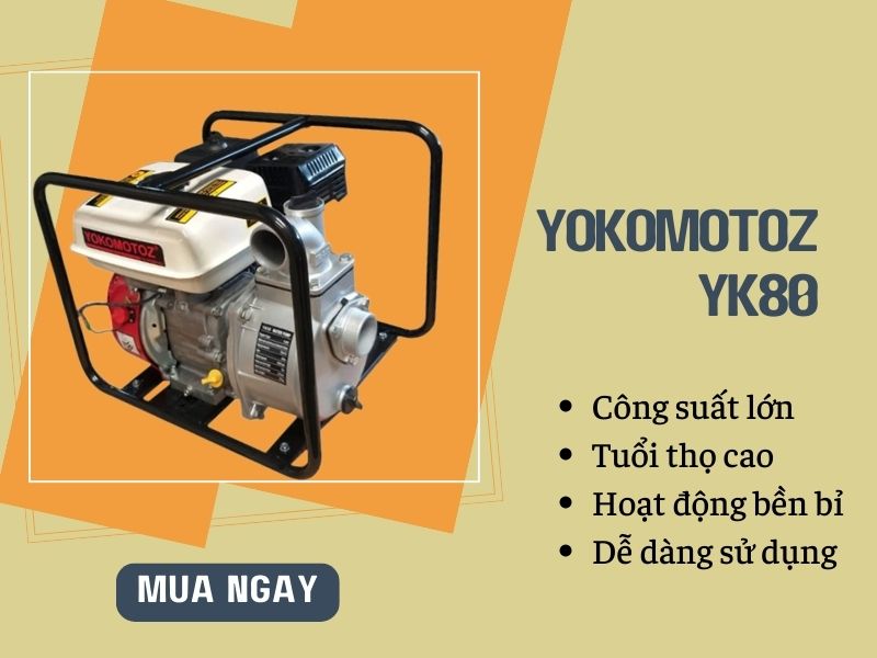 Máy bơm nước Yokomotoz YK80