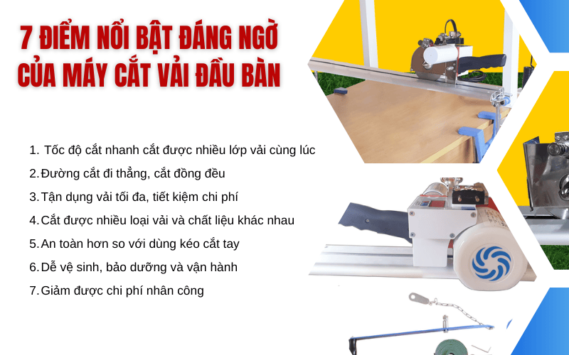 7 Điểm nổi bật đáng ngờ của máy cắt đầu bàn