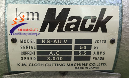 Máy cắt vải đứng KM KSU-103 8 inch (750W)