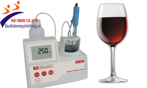 Máy chuẩn độ xác định Sulphur Dioxide tổng và tự do trong rượu Milwaukee Mi455 giá rẻ