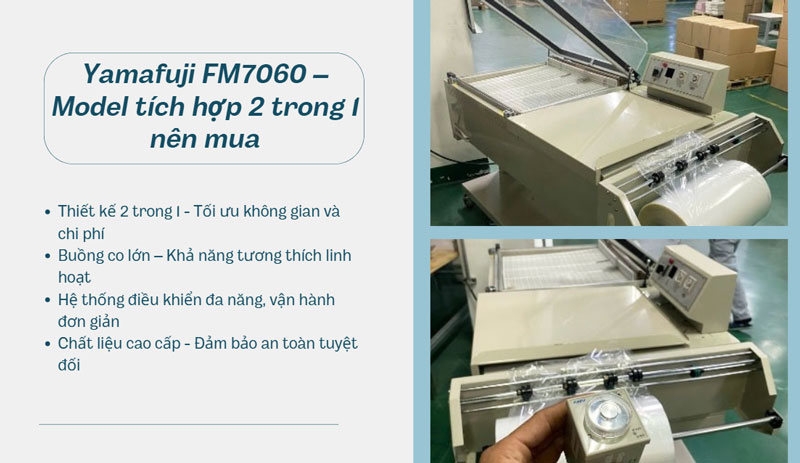 Bộ máy co màng cắt màng là gì? Model đáng đầu tư hiện nay