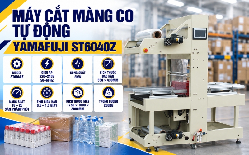 Thông số của máy cắt màng co tự động Yamafuji ST6040Z