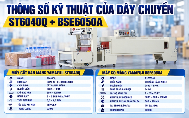 Cấu tạo và chức năng của dây chuyền ST6040Q + BSE6050A